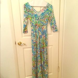 Lilly Pulitzer’s long dress